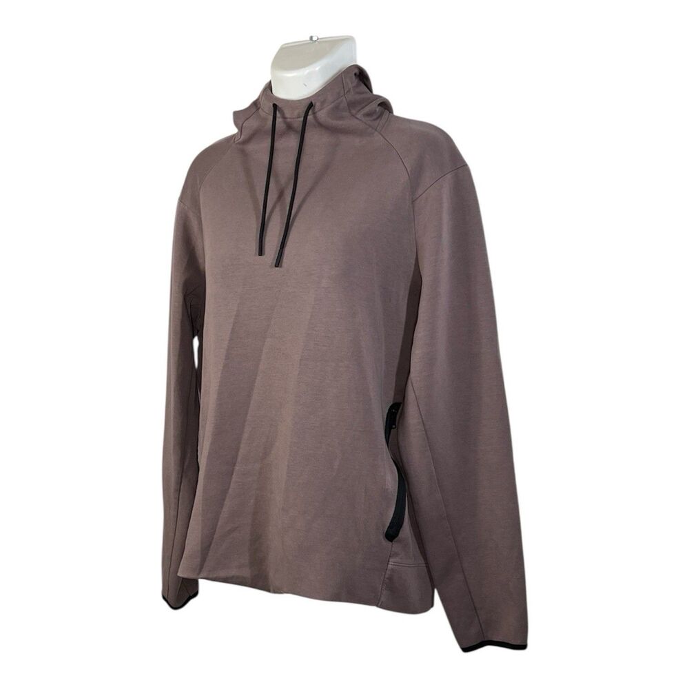 Old Navy Hoodie Pullover Mens Medium Brown Active Dynamic Fleece Athletic Gym